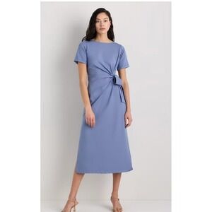 tencel jersey side tie midi dress Quince | Dresses | Quince Women Tencel Jersey Side Tie Midi Dress Black L